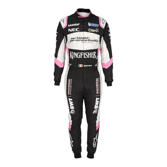 Sergio Pérez 2017 Sahara Force India F1 Team Race Suit - F1 Vintage Racewear