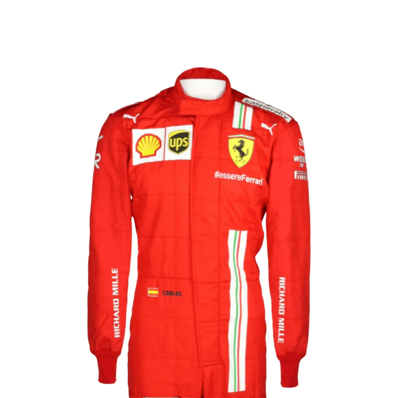 2021 Carlos Sainz Ferrari F1 Race Suit - F1 Vintage Racewear