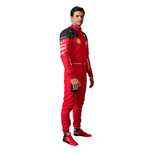 2023 Carlos Sainz Ferrari F1 Race Suit - F1 Vintage Racewear