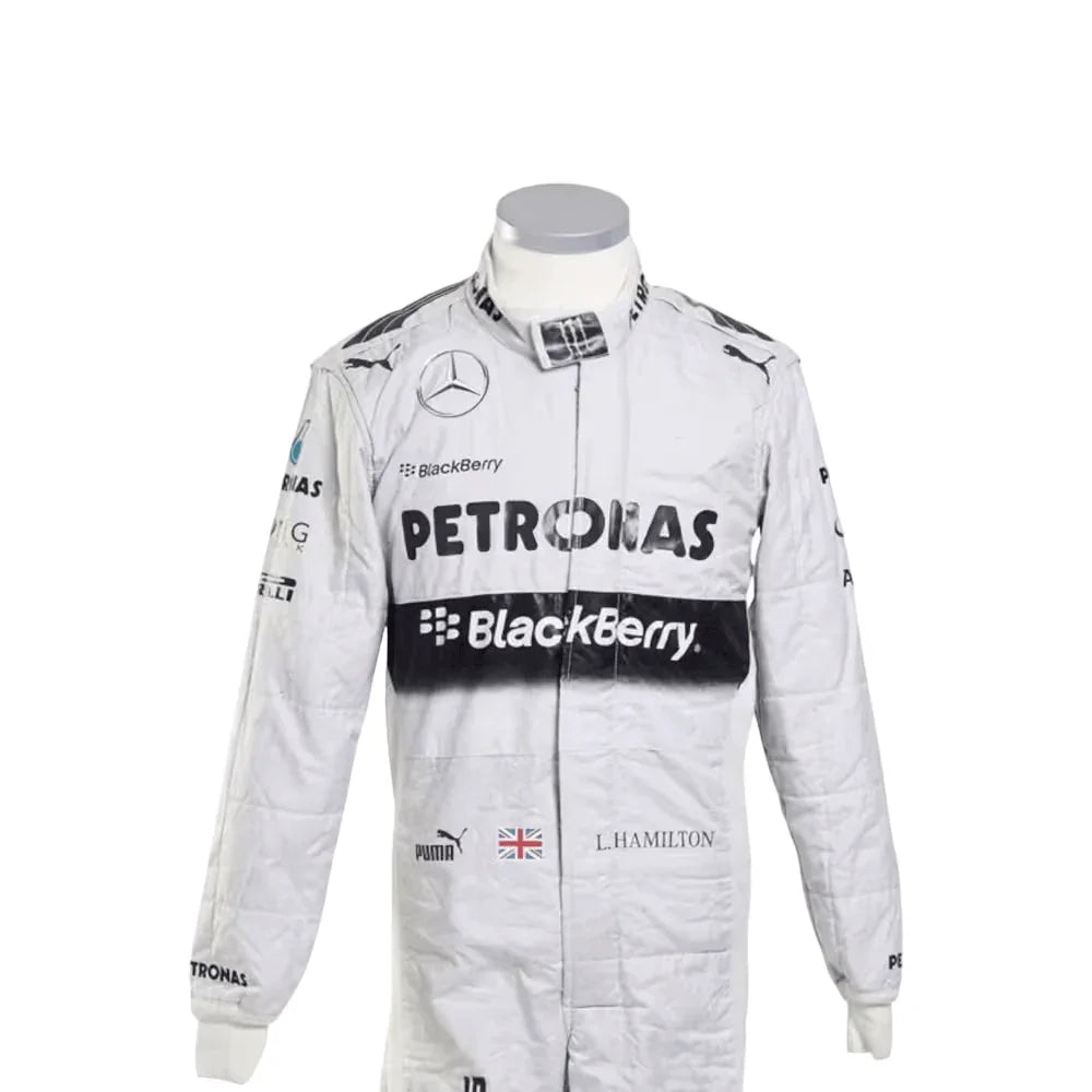 2014 Lewis Hamilton PETRONAS Mercedes F1 Race Suit - F1 Vintage Racewear