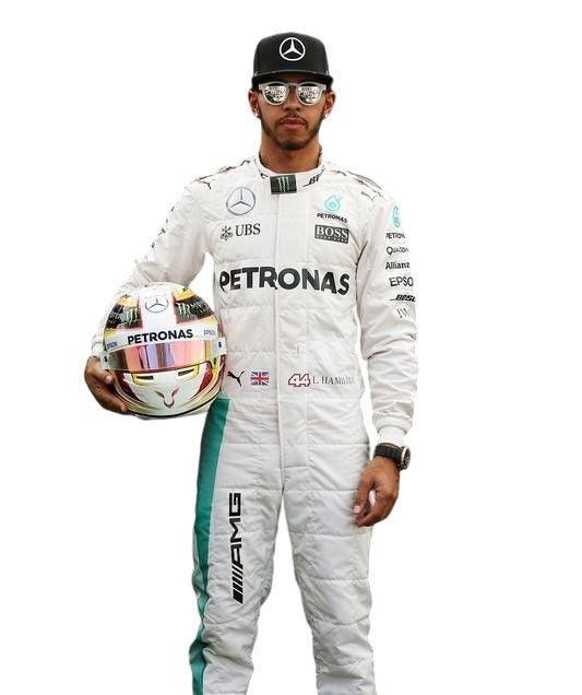 2016 Lewis Hamilton PETRONAS Mercedes F1 Race Suit - F1 Vintage Racewear