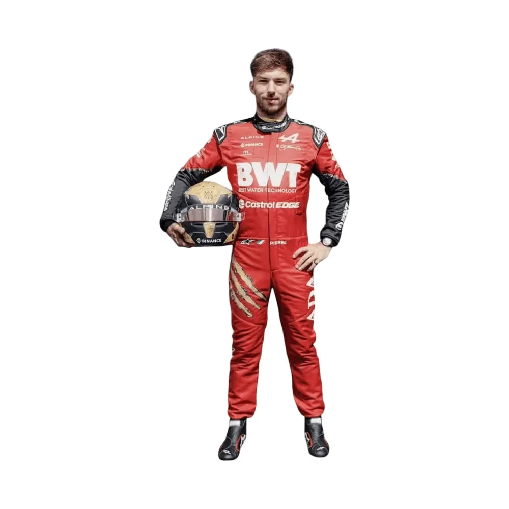 2024 New Pierre Gasly bwt Race Suit - F1 Vintage Racewear