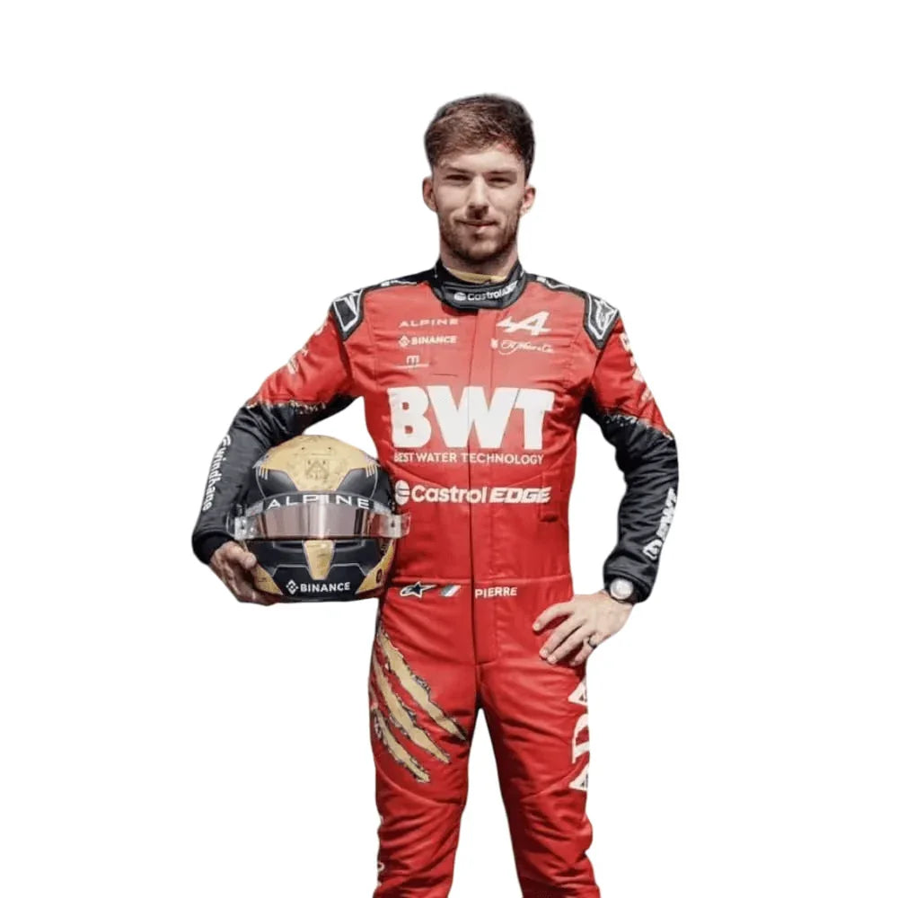 2024 New Pierre Gasly bwt Race Suit - F1 Vintage Racewear