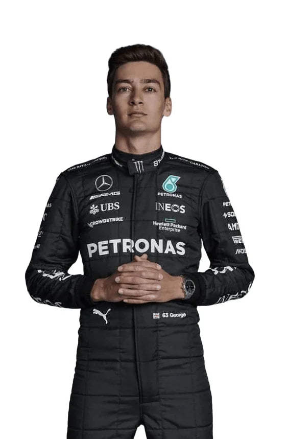 2023 George Russell PETRONAS Mercedes F1 Race Suit - F1 Vintage Racewear