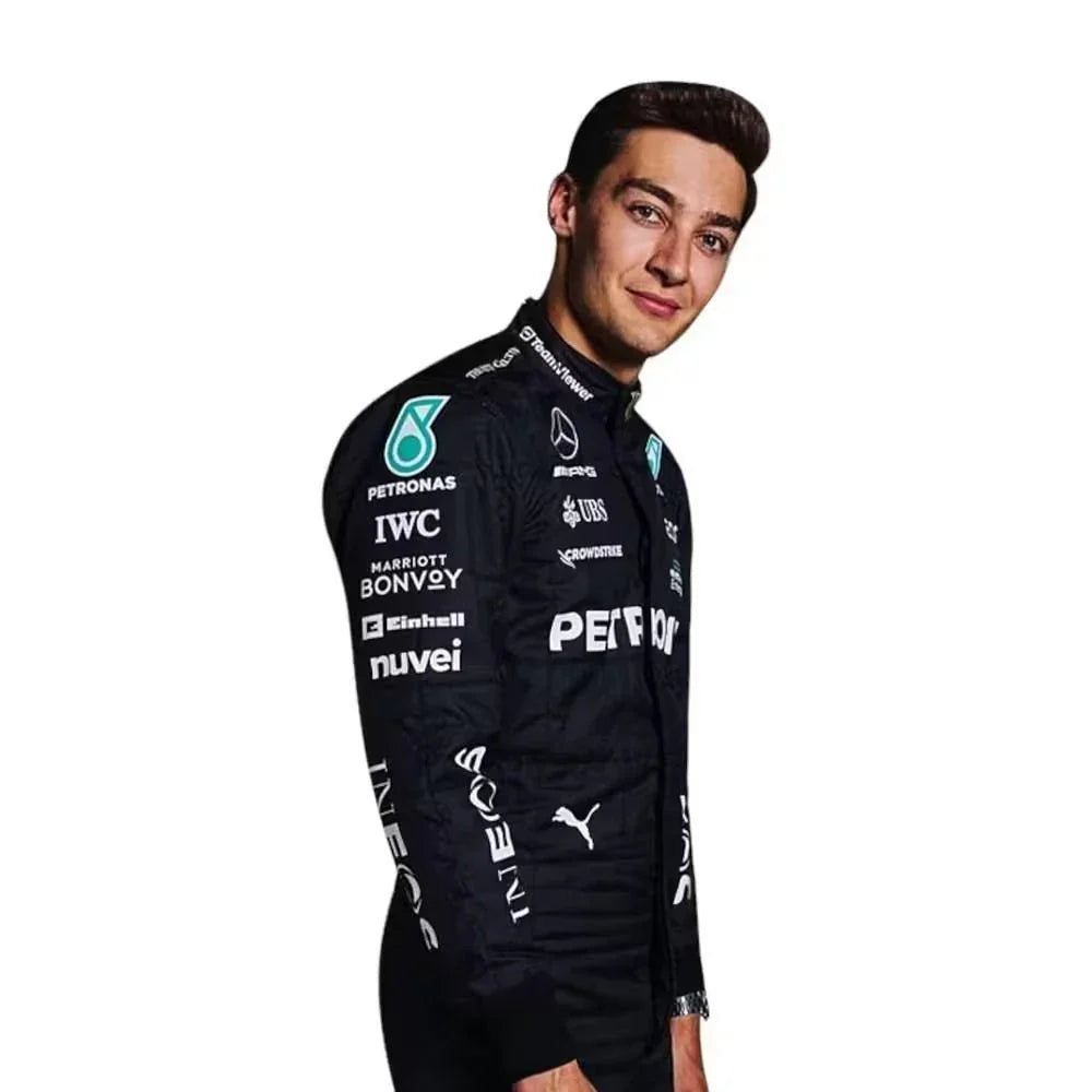 2023 George Russell PETRONAS Mercedes F1 Race Suit - F1 Vintage Racewear