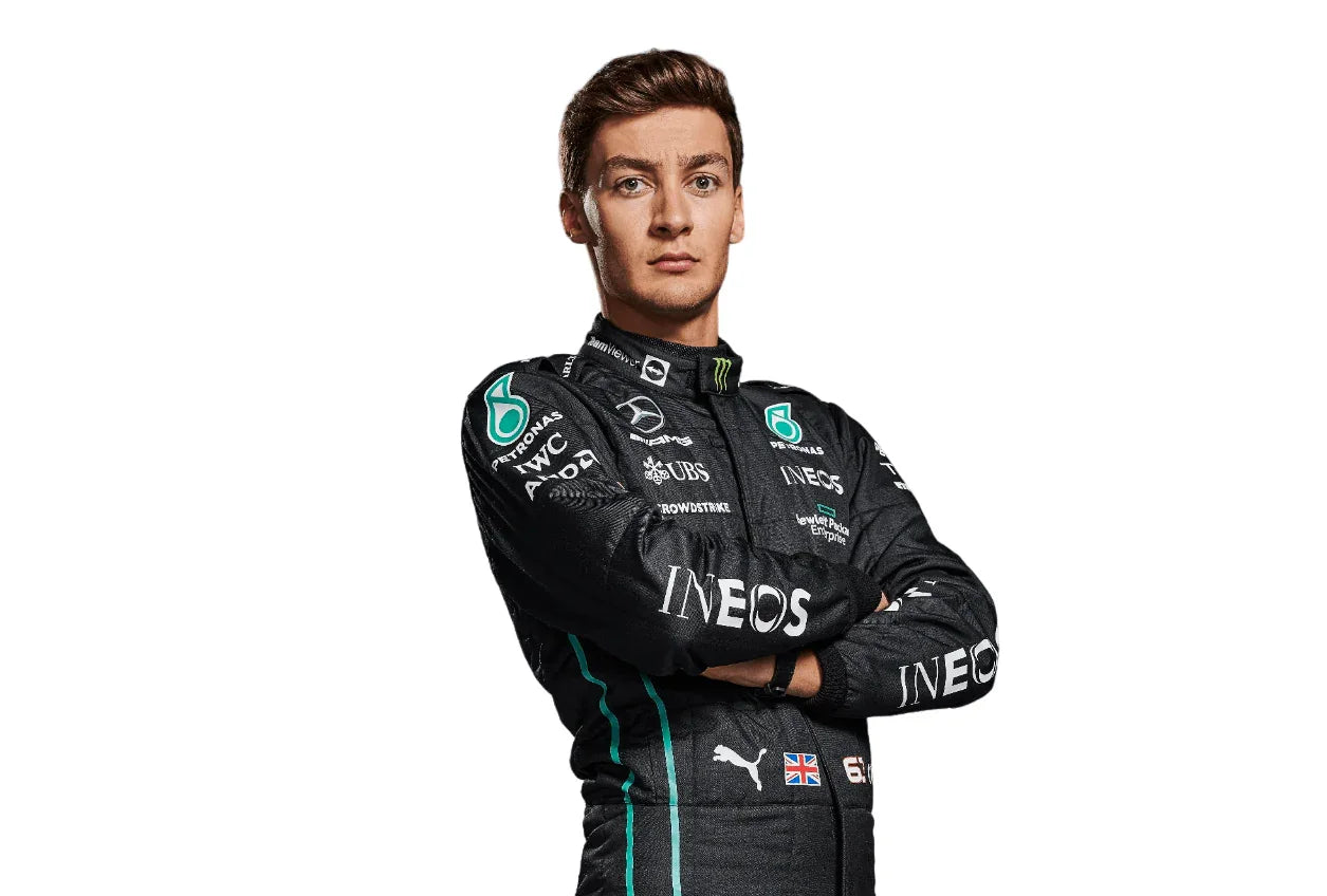 2022 George Russell PETRONAS Mercedes F1 Race Suit - F1 Vintage Racewear