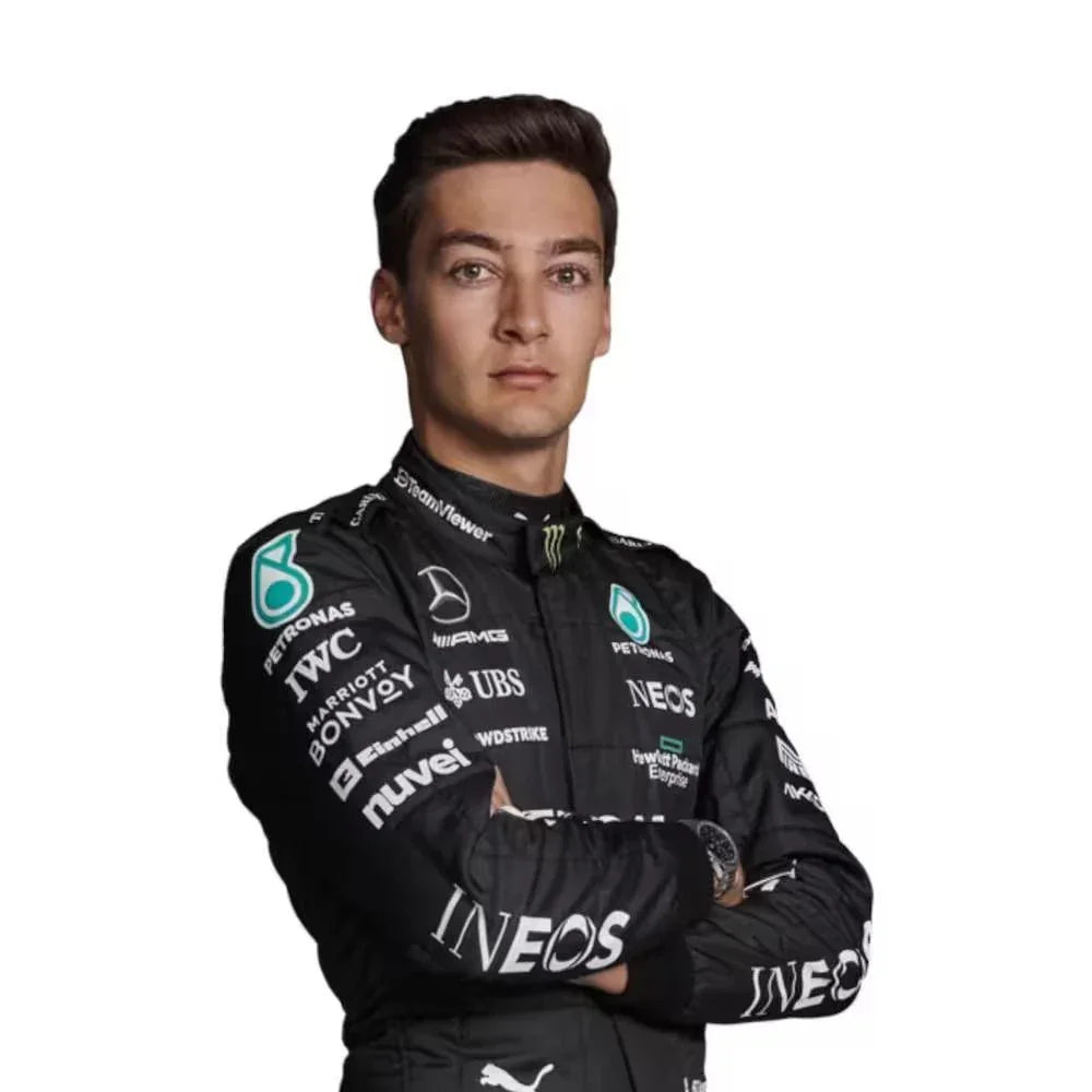 2023 George Russell PETRONAS Mercedes F1 Race Suit - F1 Vintage Racewear