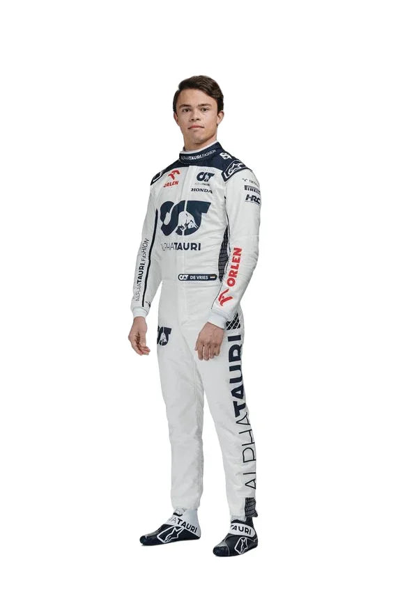 2023 Nyck De Vries Alphatauri F1 Race Suit - F1 Vintage Racewear