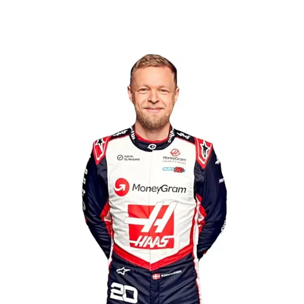 2024 Kevin Magnussen Haas F1 Race Suit - F1 Vintage Racewear