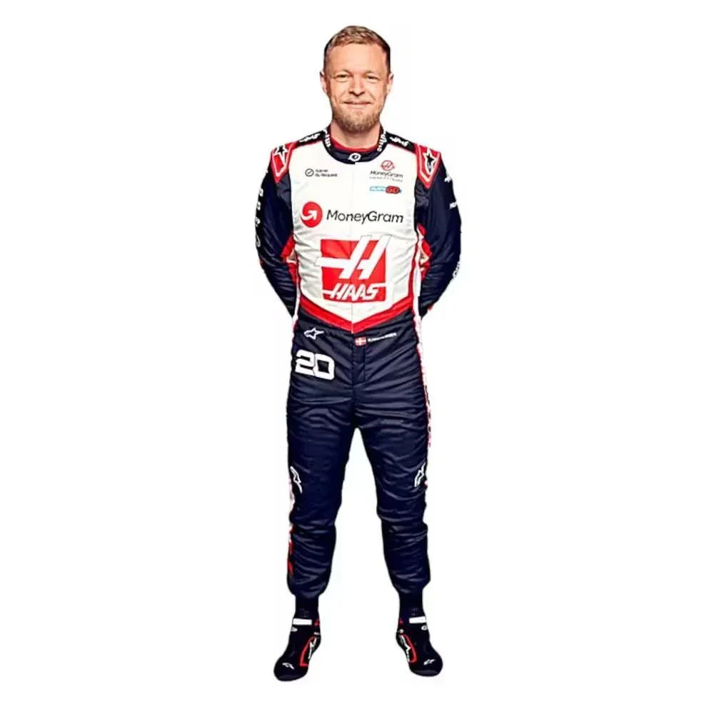 2024 Kevin Magnussen Haas F1 Race Suit - F1 Vintage Racewear