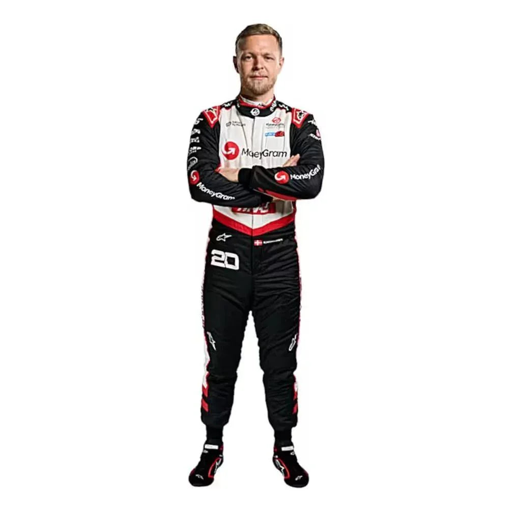 2024 Kevin Magnussen Haas F1 Race Suit - F1 Vintage Racewear