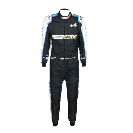 2021 Fernando Alonso Alpine F1 Race Suit - F1 Vintage Racewear