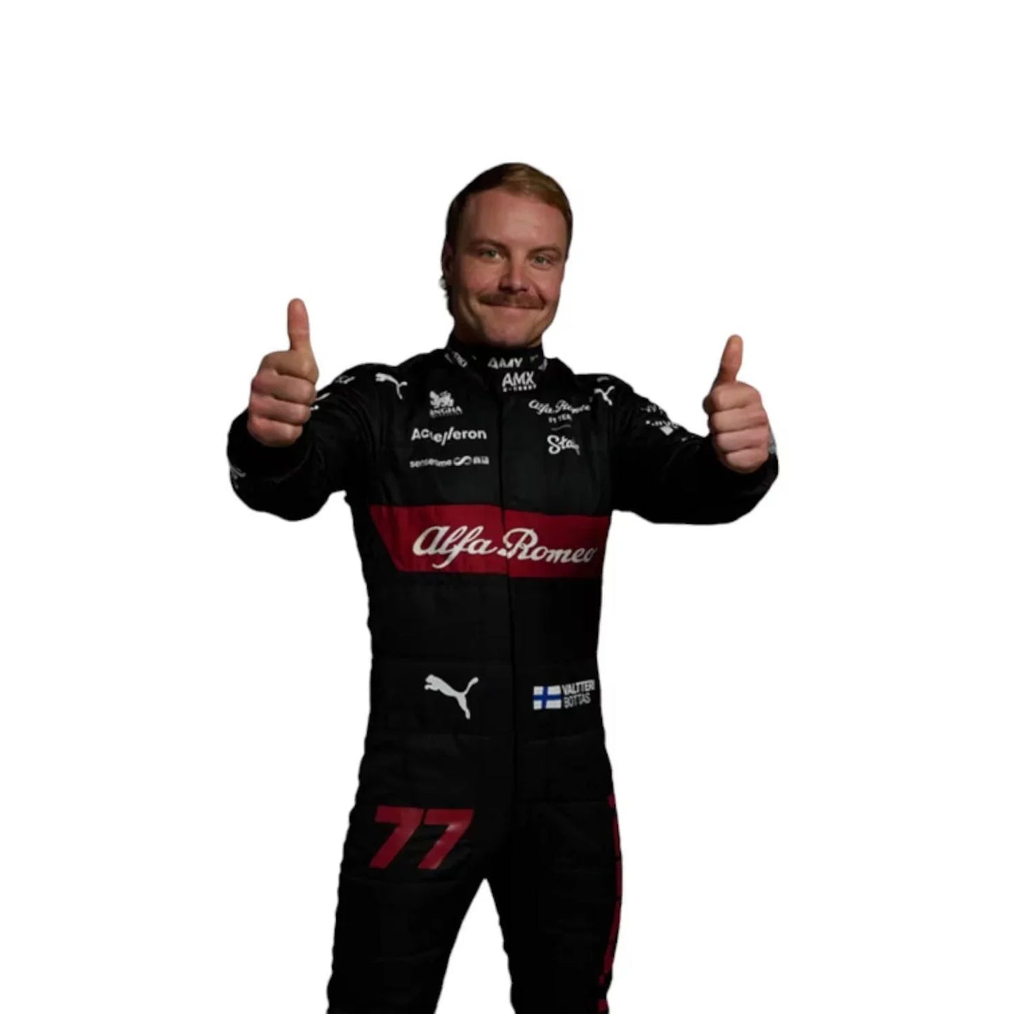 2023 Valtteri Bottas Alfa Romeo F1 Race Suit - F1 Vintage Racewear