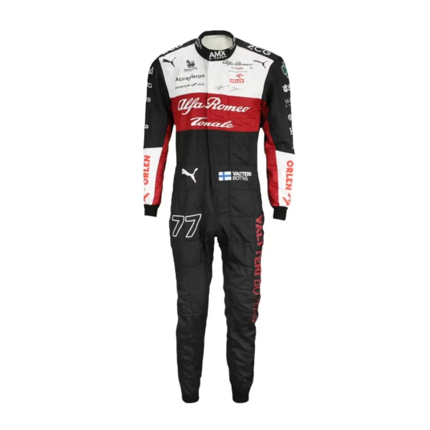 2022 Valtteri Bottas Alfa Romeo F1 Race Suit - F1 Vintage Racewear