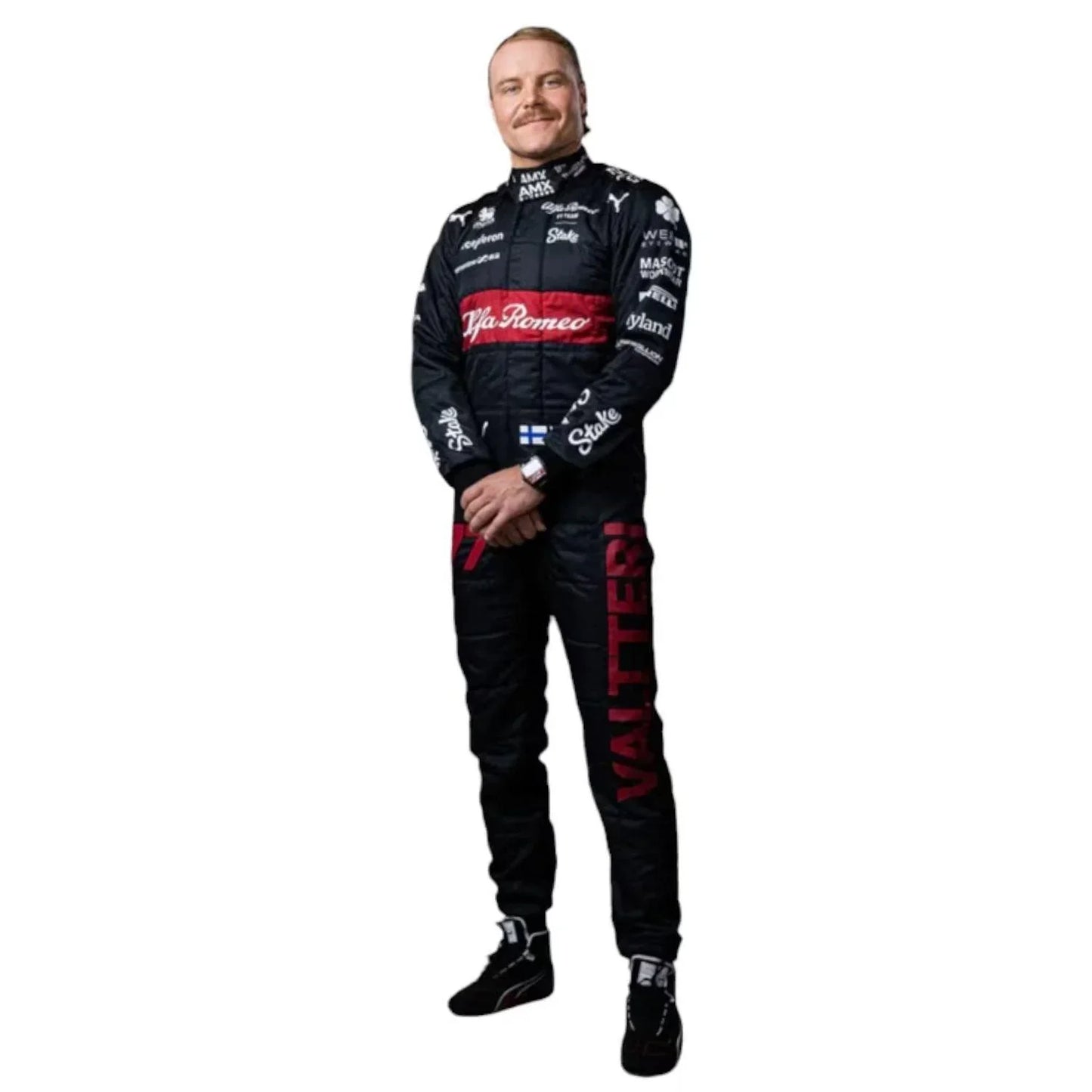 2023 Valtteri Bottas Alfa Romeo F1 Race Suit - F1 Vintage Racewear