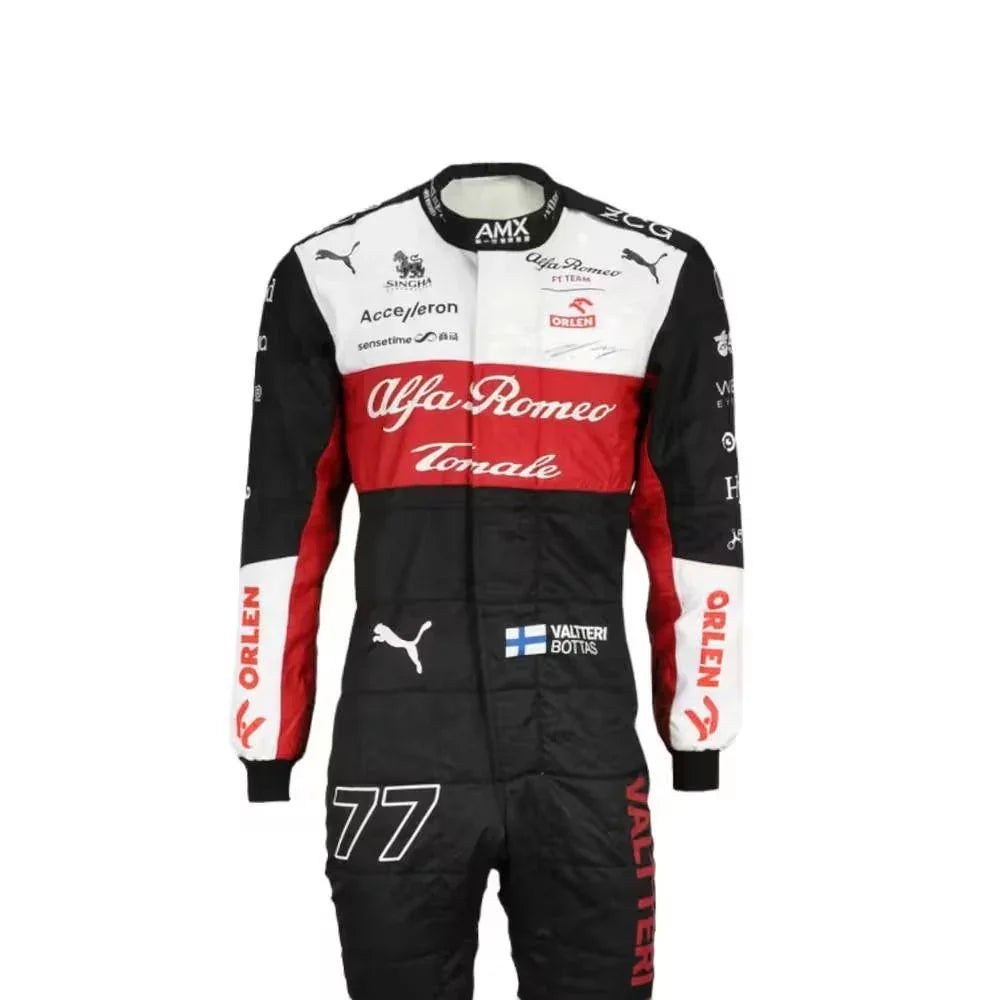 2022 Valtteri Bottas Alfa Romeo F1 Race Suit - F1 Vintage Racewear