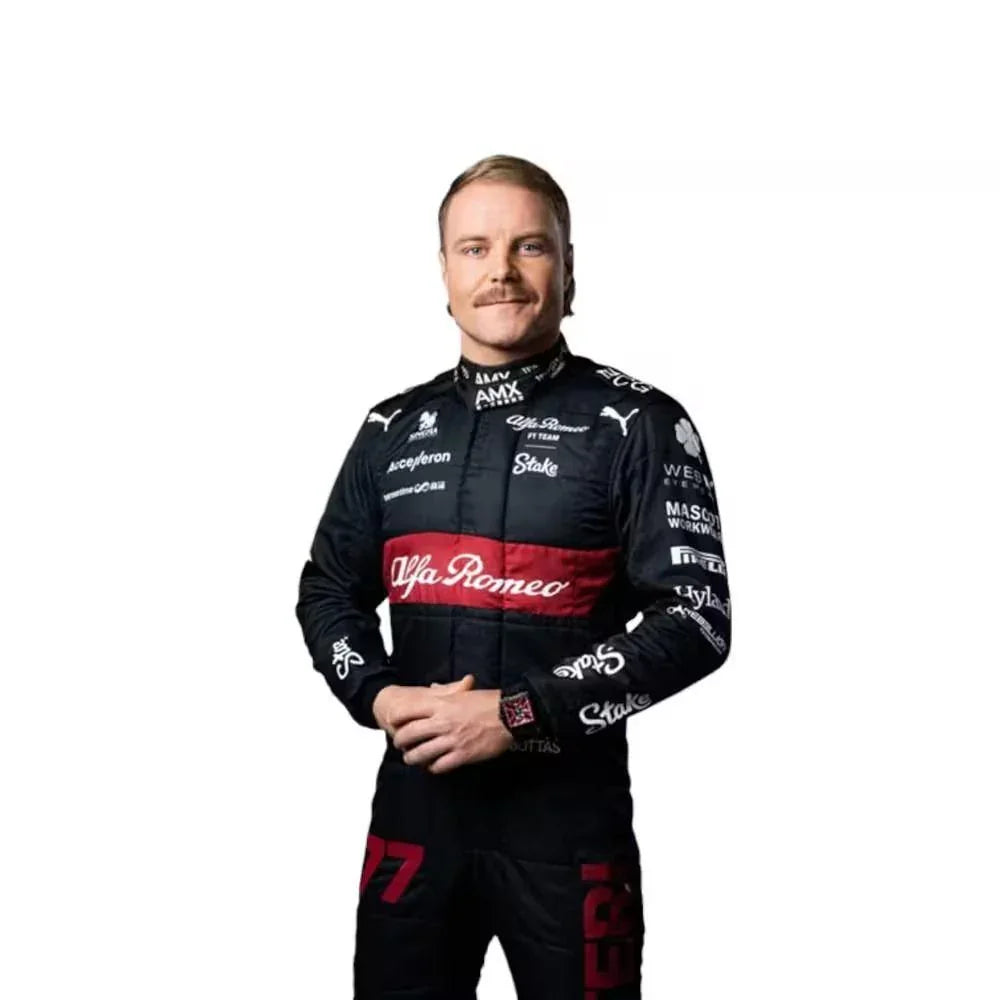 2023 Valtteri Bottas Alfa Romeo F1 Race Suit - F1 Vintage Racewear