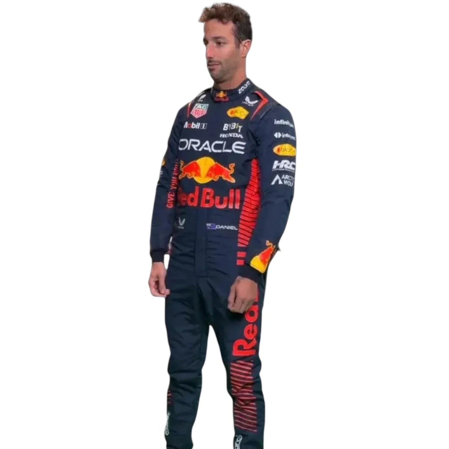 2023 Daniel Ricciardo Oracle Red Bull F1 Team Race Suit - F1 Vintage Racewear