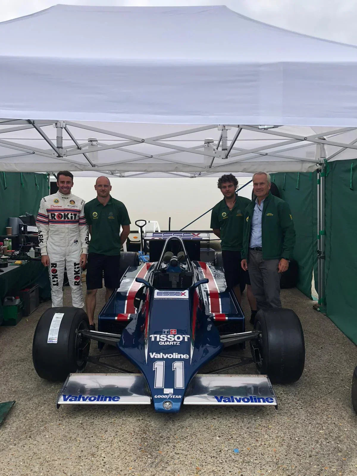 2019 James Davison Winning British GP Classic Team Lotus Masters F1 Suit - F1 Vintage Racewear