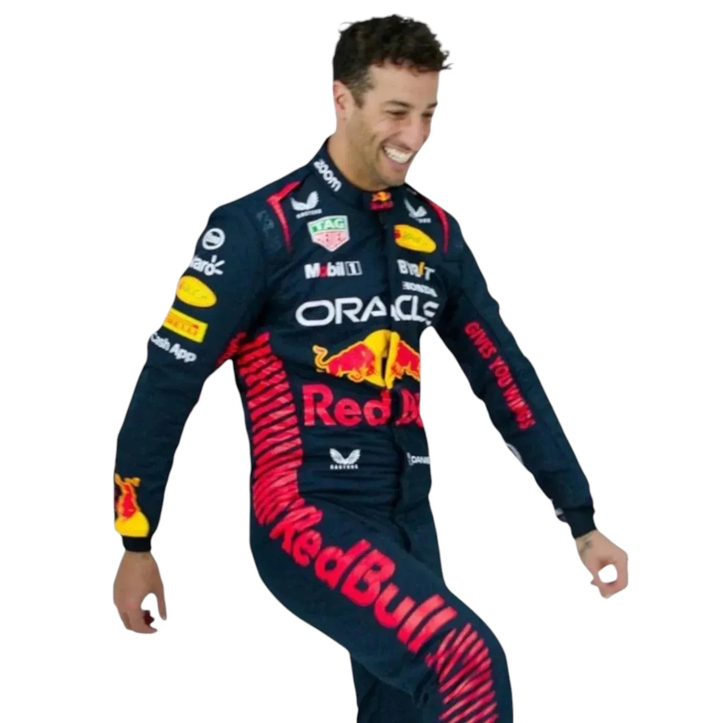 2023 Daniel Ricciardo Oracle Red Bull F1 Team Race Suit - F1 Vintage Racewear