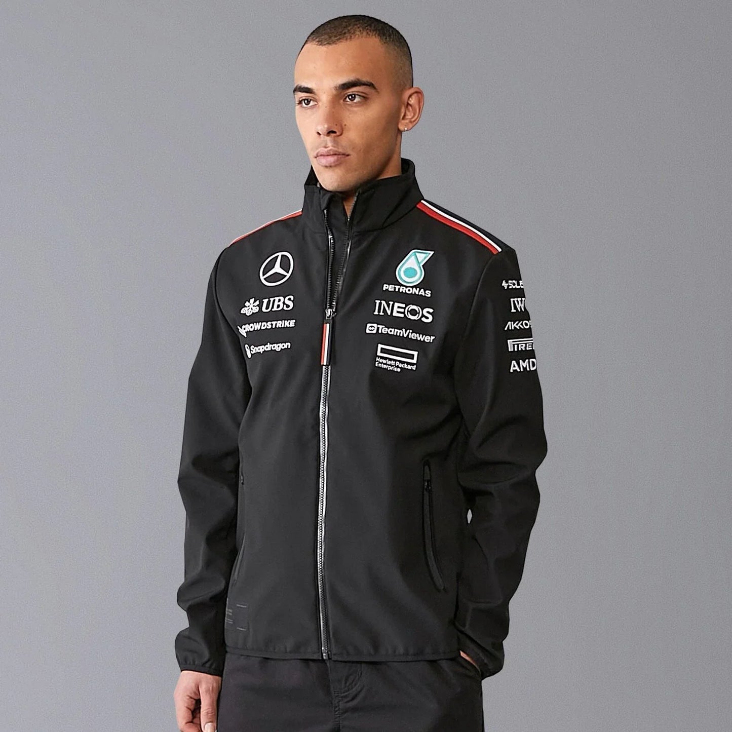 Mercedes-AMG F1 2024 Team Softshell Jacket - F1 Vintage Racewear