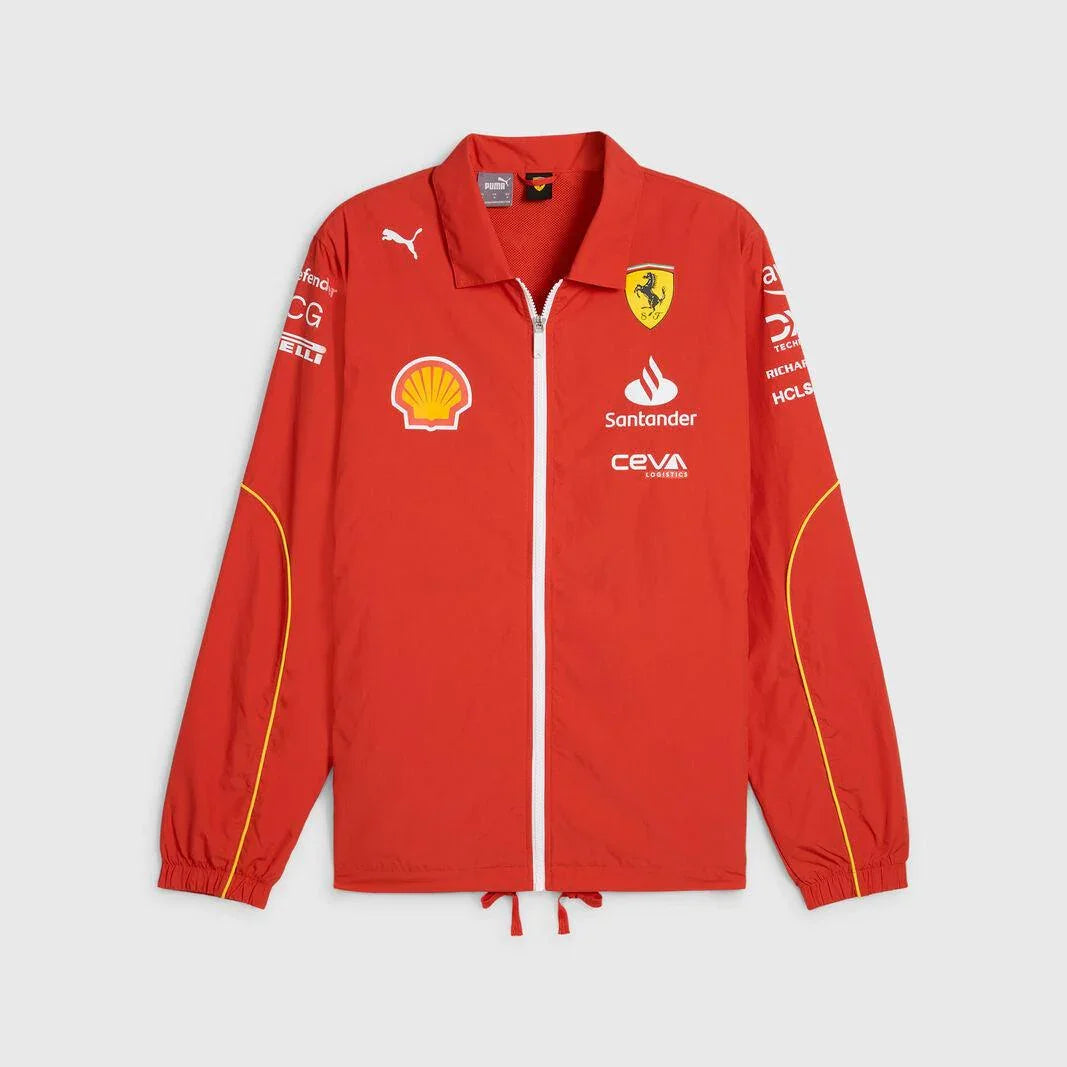 Scuderia Ferrari F1 2024 Team Coach Jacket - F1 Vintage Racewear