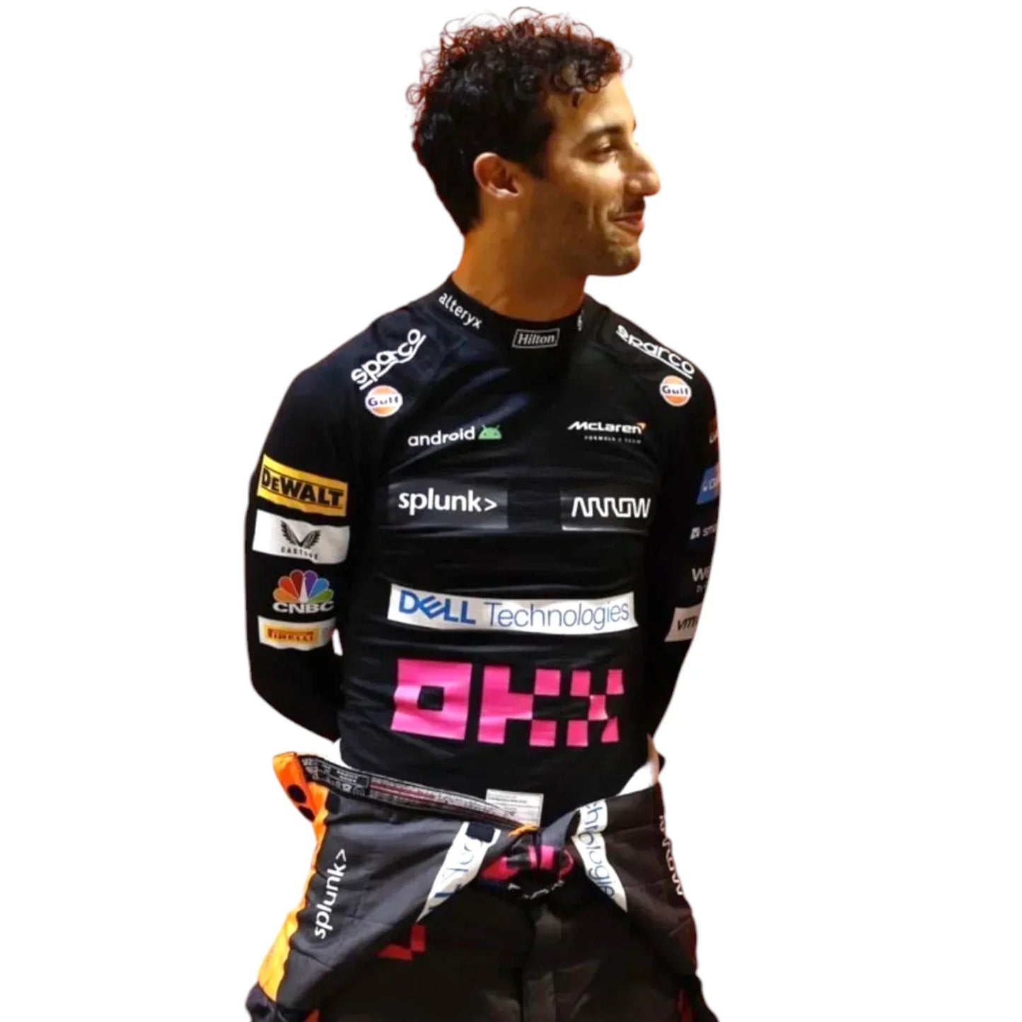 2022 Daniel Ricciardo Original Japan/Singapore GP Special Design McLaren F1 Suit - F1 Vintage Racewear
