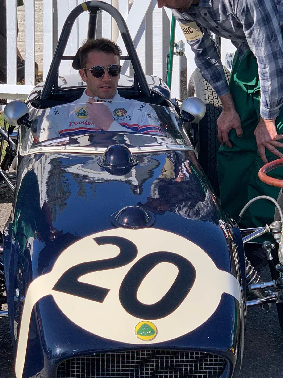 2019 James Davison Winning British GP Classic Team Lotus Masters F1 Suit - F1 Vintage Racewear