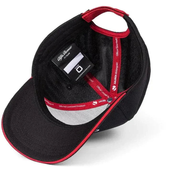 Alfa Romeo Racing F1 2023 Team Black Basball Hat - Adult/Kids