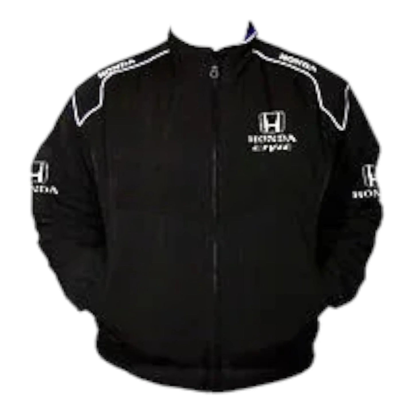 Honda Civic Racing Jacket Black - F1 Vintage Racewear