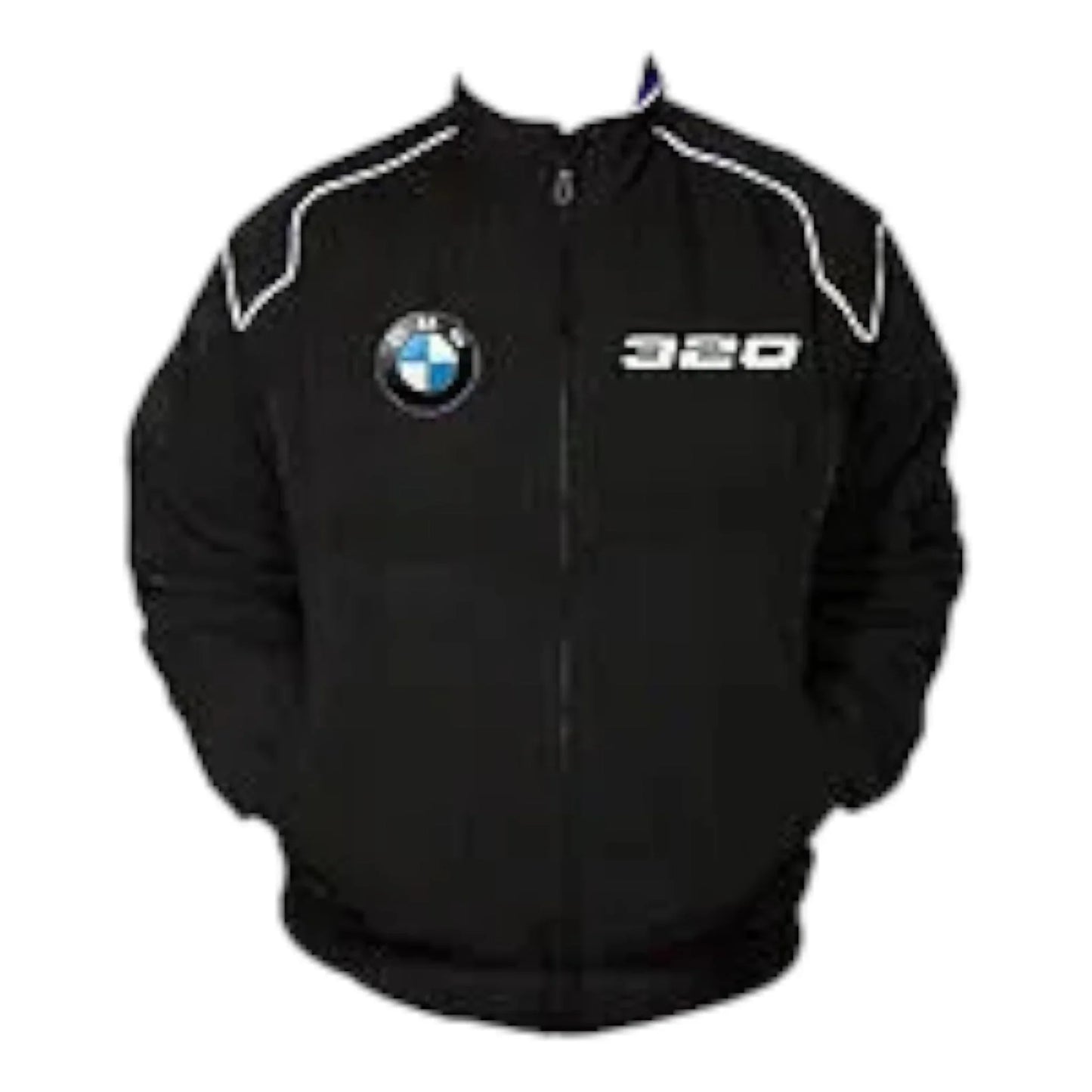 BMW 320 Racing Jacket Black - F1 Vintage Racewear