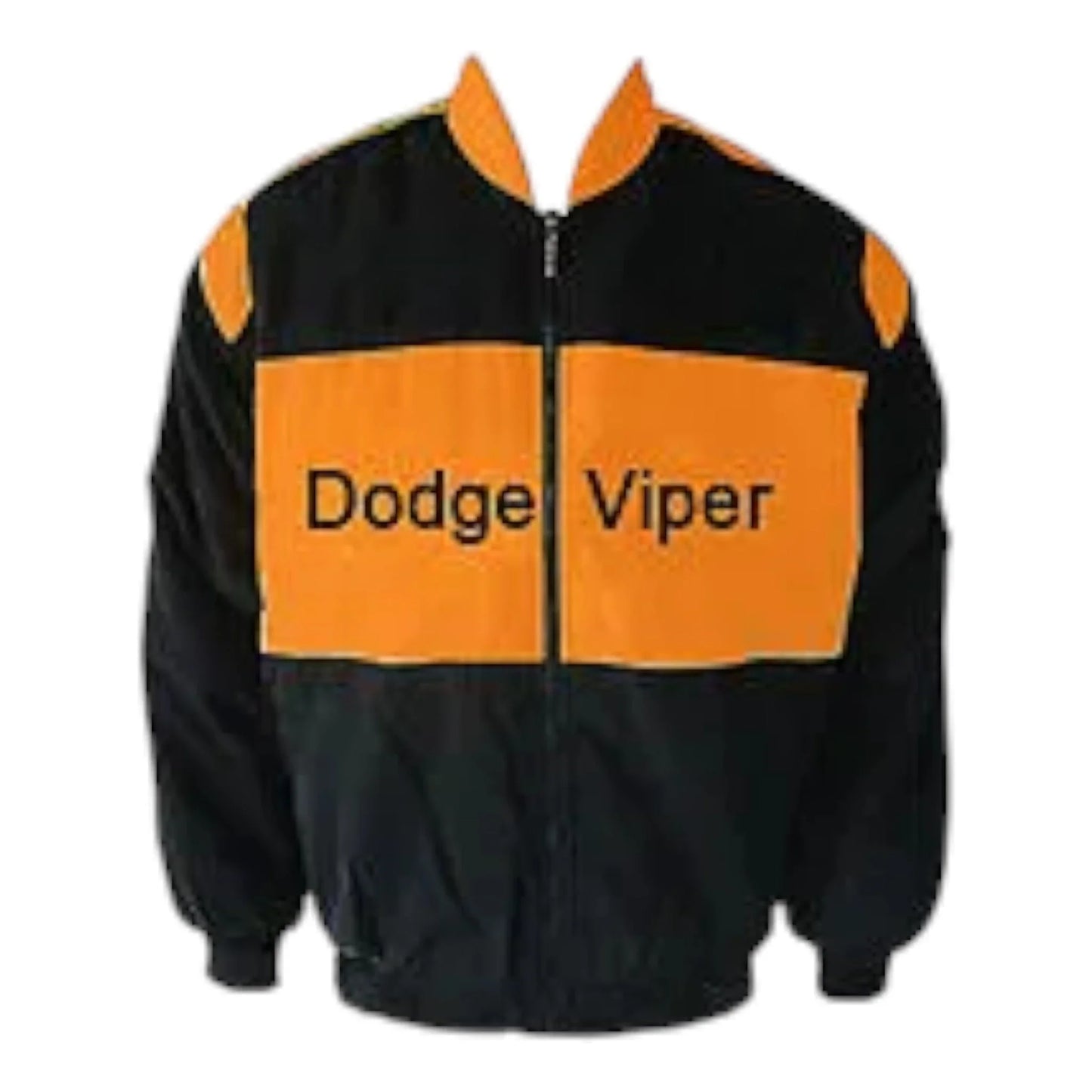 Dodge Viper Racing Jacket Black and Orange - F1 Vintage Racewear