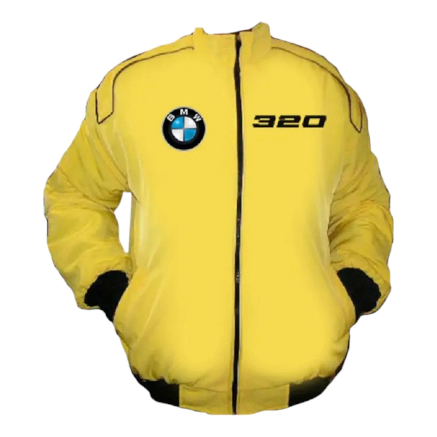 BMW 320 Racing Jacket Yellow - F1 Vintage Racewear
