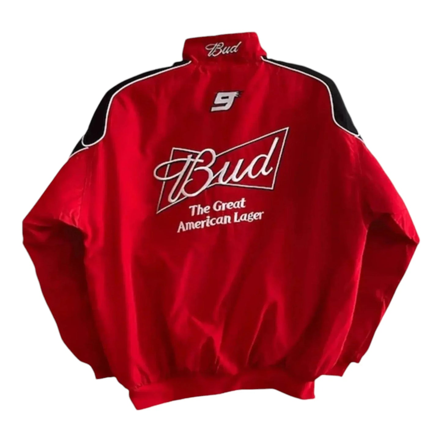 Budweiser Black F1 Retro Racing Jacket - F1 Vintage Racewear