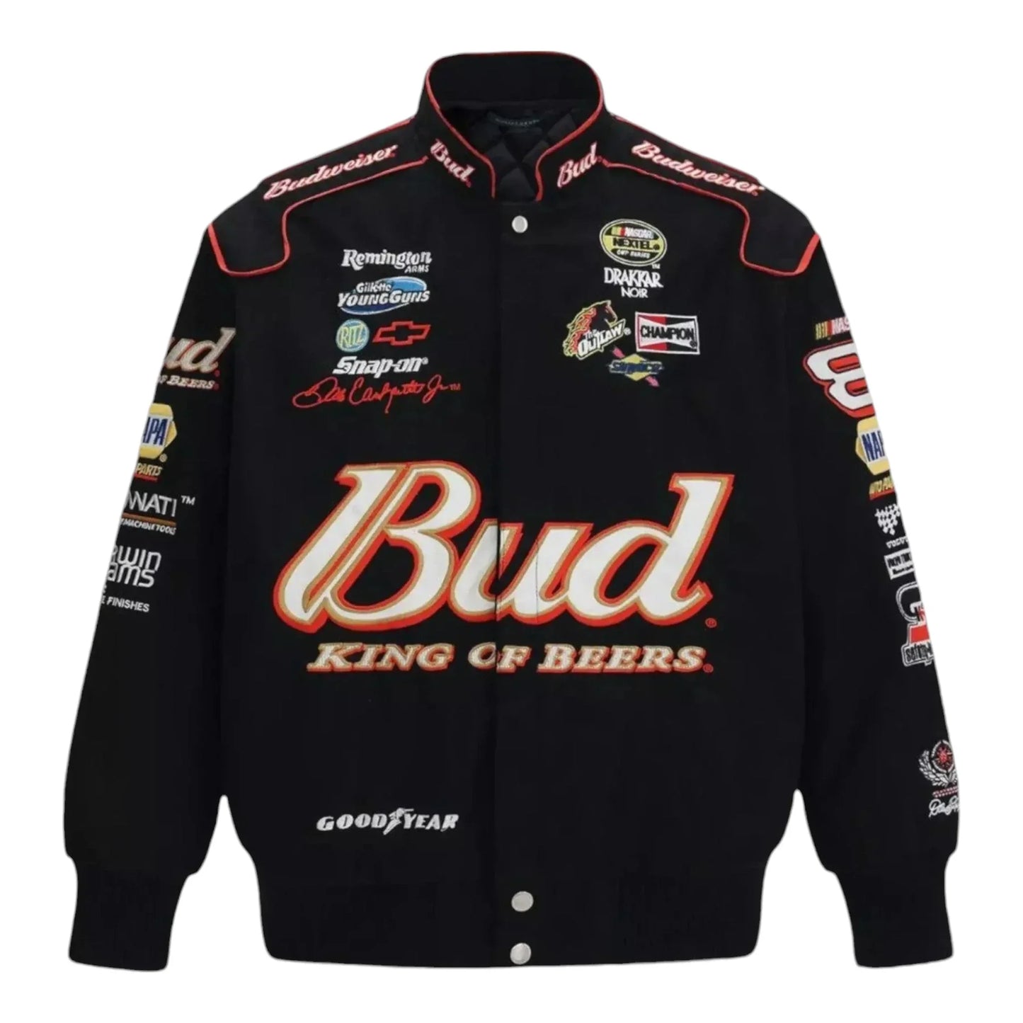 Budweiser F1 Racing Embroidered Jacket - F1 Vintage Racewear