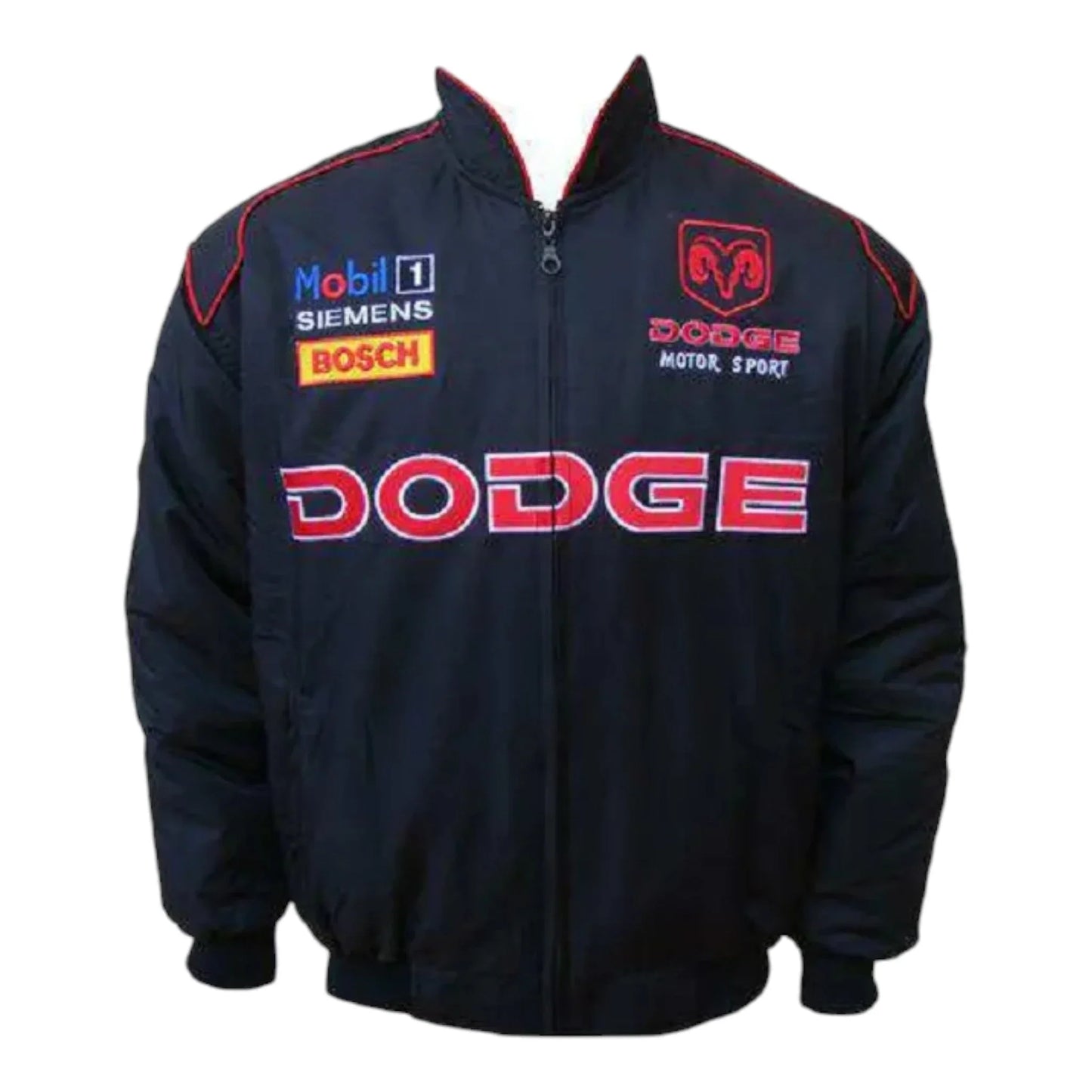 Dodge Sport Racing Jacket Black - F1 Vintage Racewear