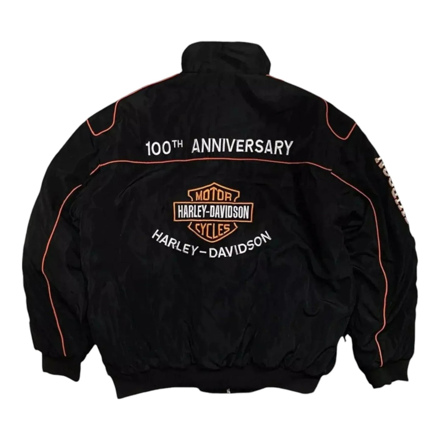 Harley Davidson Unisex Embroidered Racing Jacket - F1 Vintage Racewear