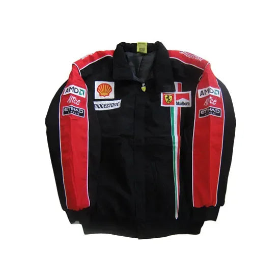 Ferrari F1 Team Vintage Jacket Red-Black - F1 Vintage Racewear