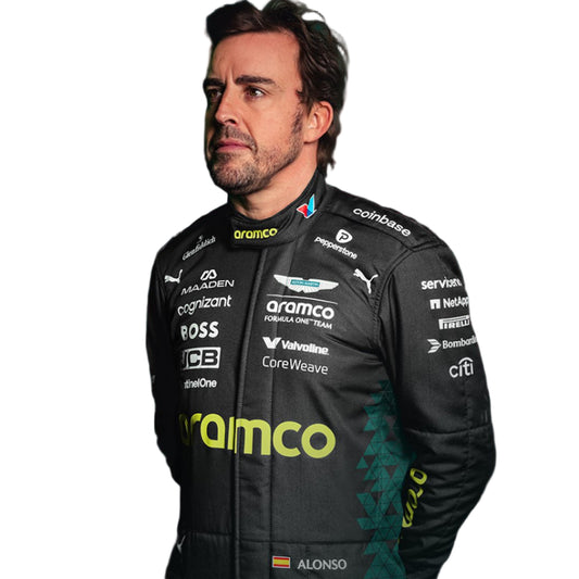 Fernando Alonso 2025 Aston Martin F1 Race Suit – US GP