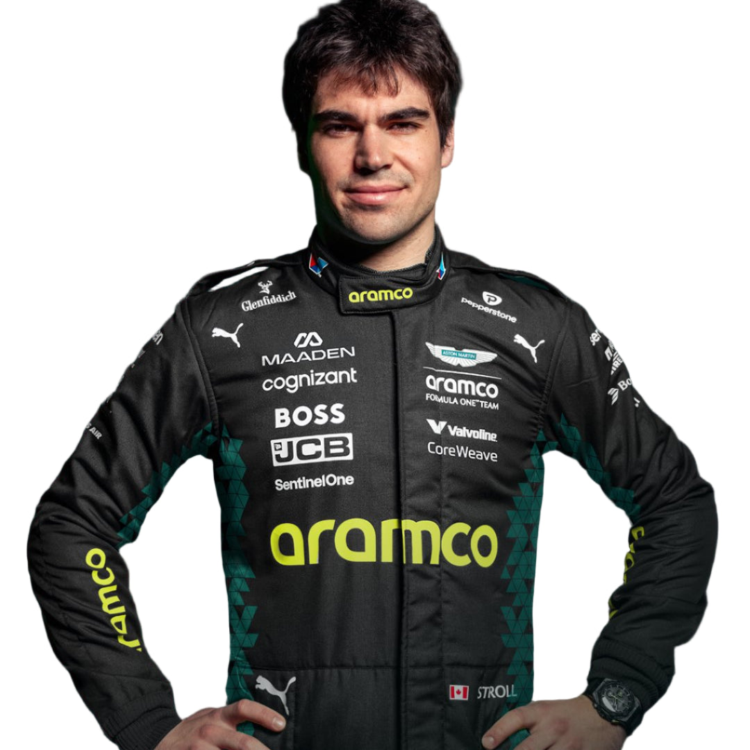 Lance Stroll 2025 Aston Martin F1 Race Suit – US GP - F1 Vintage Racewear