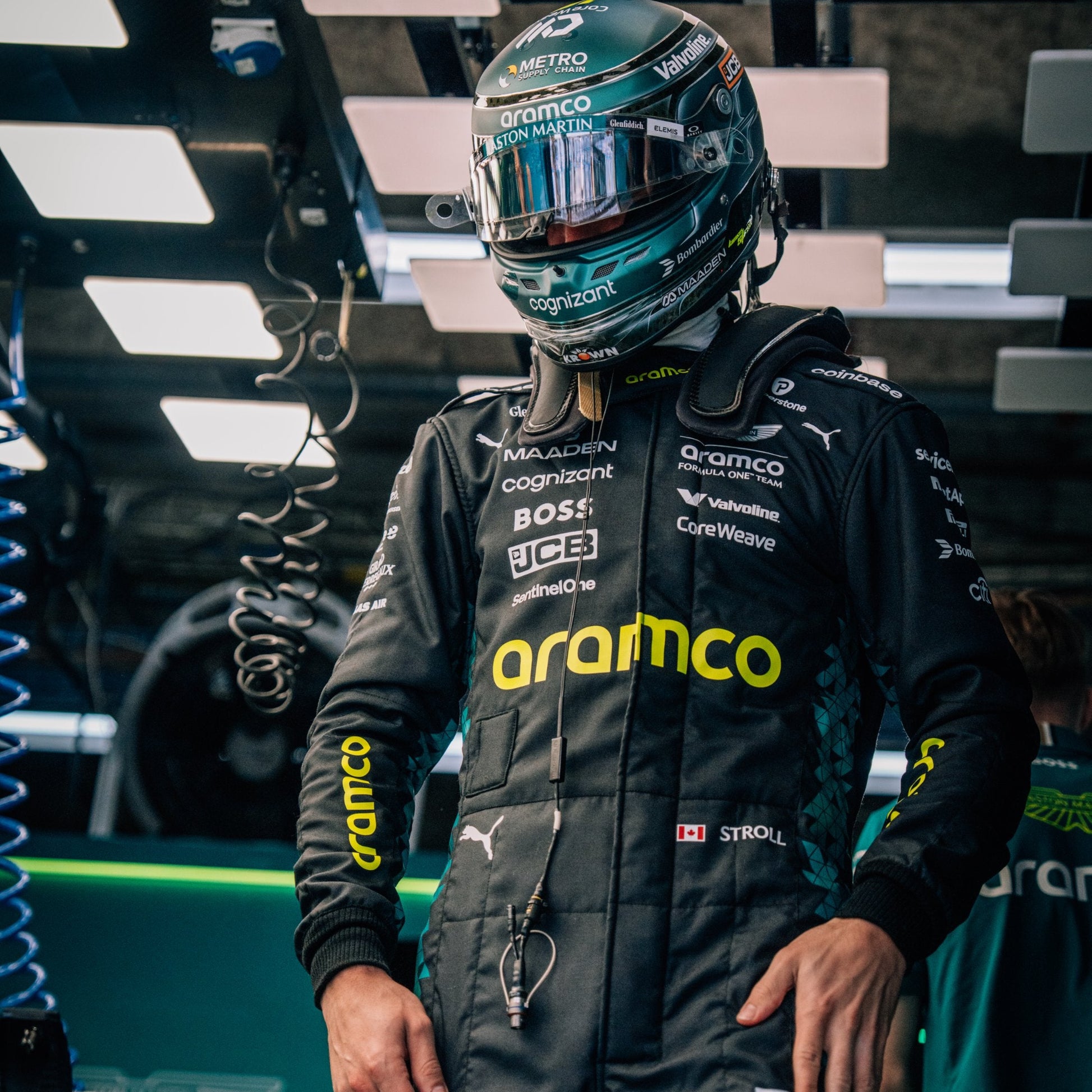 Lance Stroll 2025 Aston Martin F1 Race Suit – US GP - F1 Vintage Racewear