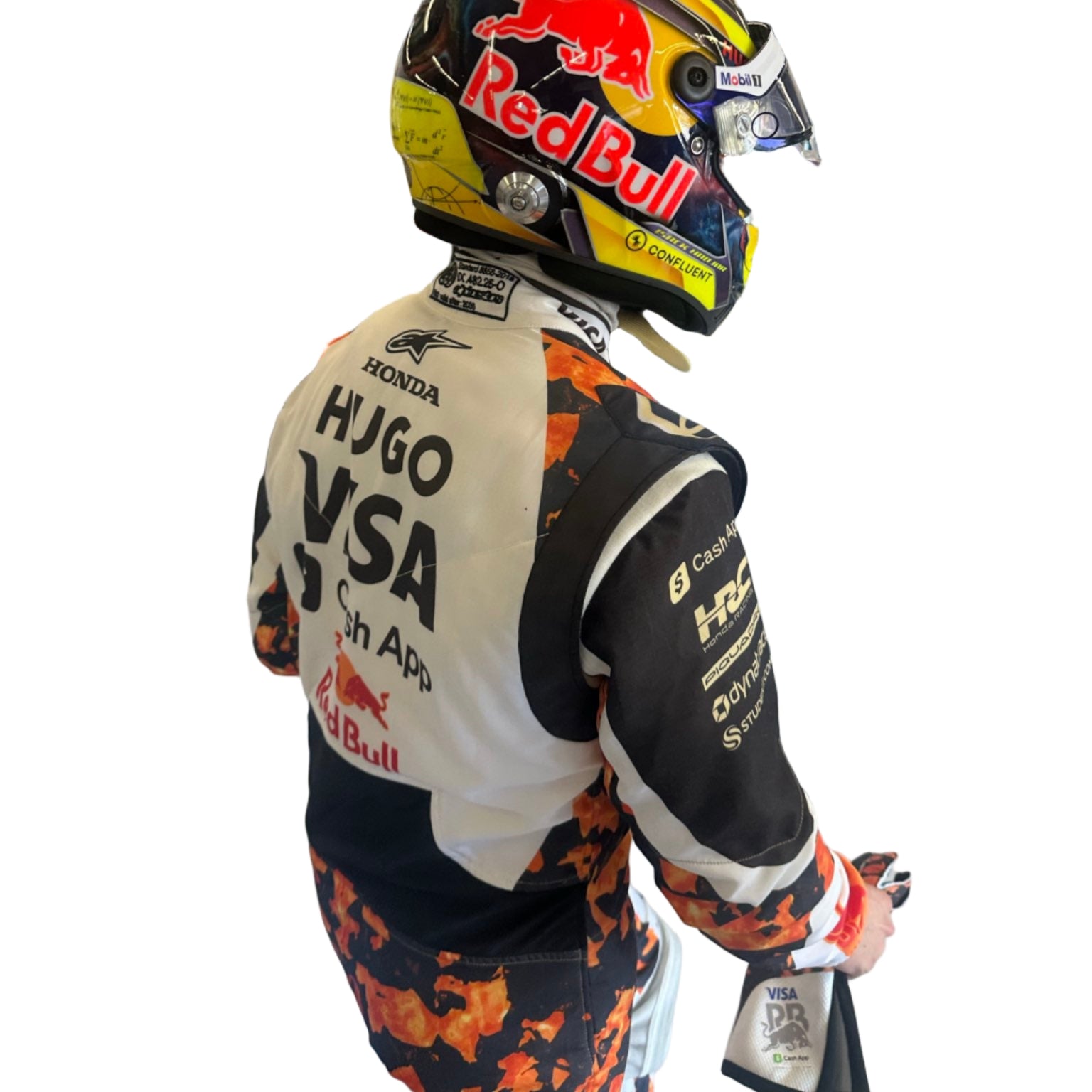 2025 Isack Hadjar F1 Race Suit Visa Cash App Bulls – US GP - F1 Vintage Racewear