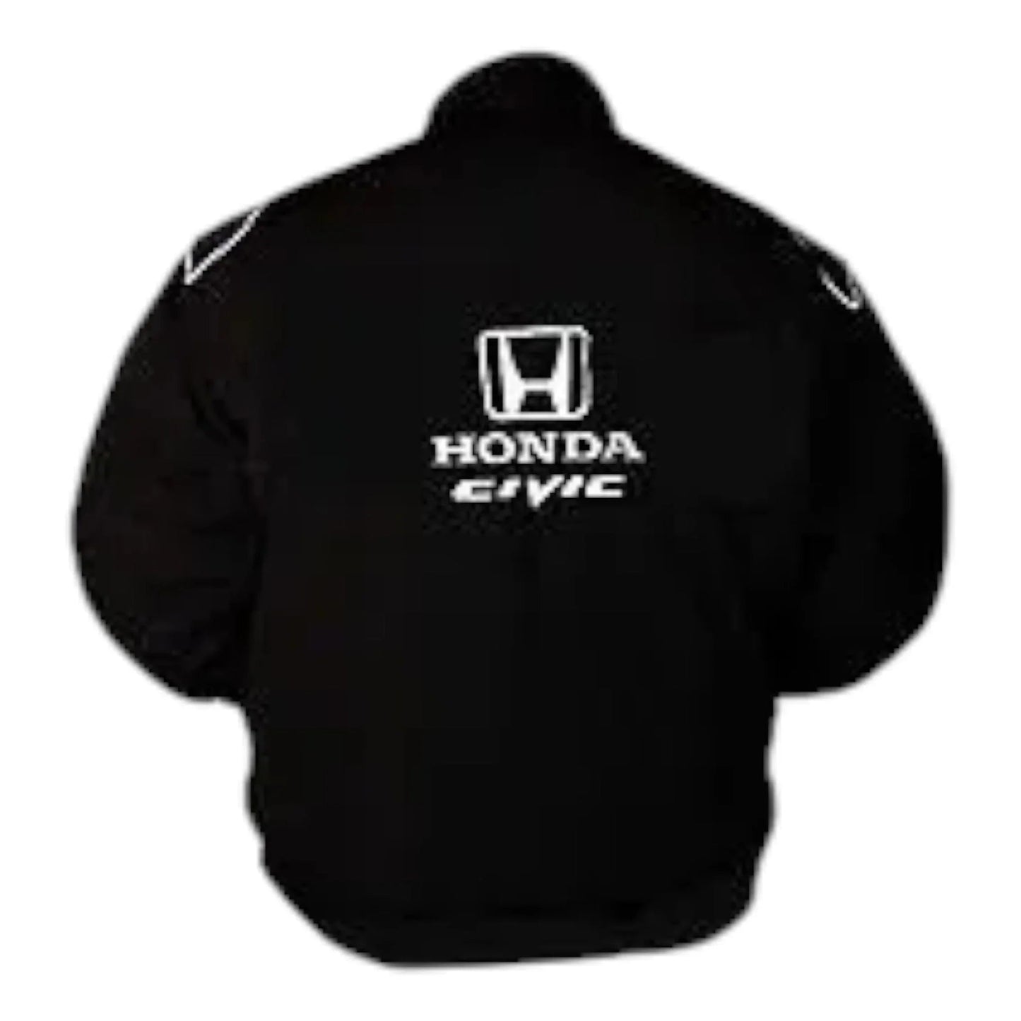 Honda Civic Racing Jacket Black - F1 Vintage Racewear