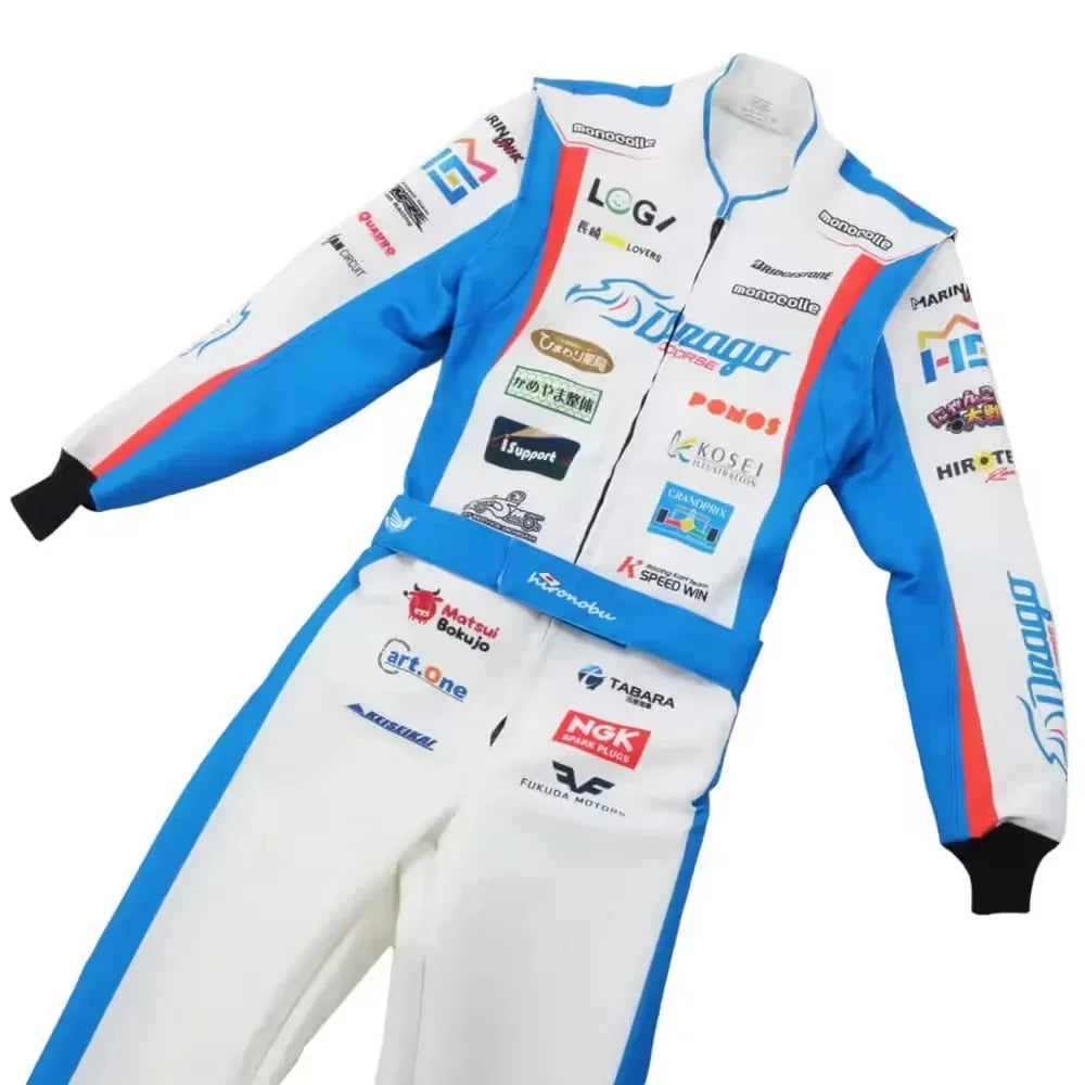 Marina Unik Hironobu Shimizu Final Edition Custom Kart Suits - F1 Vintage Racewear