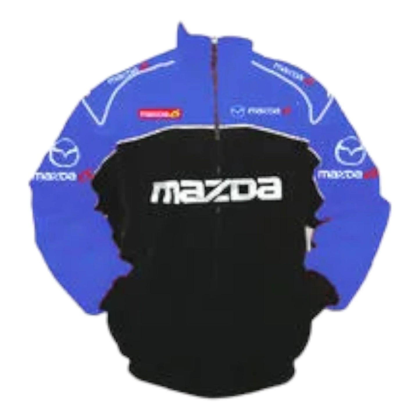Mazda 6 Racing Jacket Royal Blue and Black - F1 Vintage Racewear