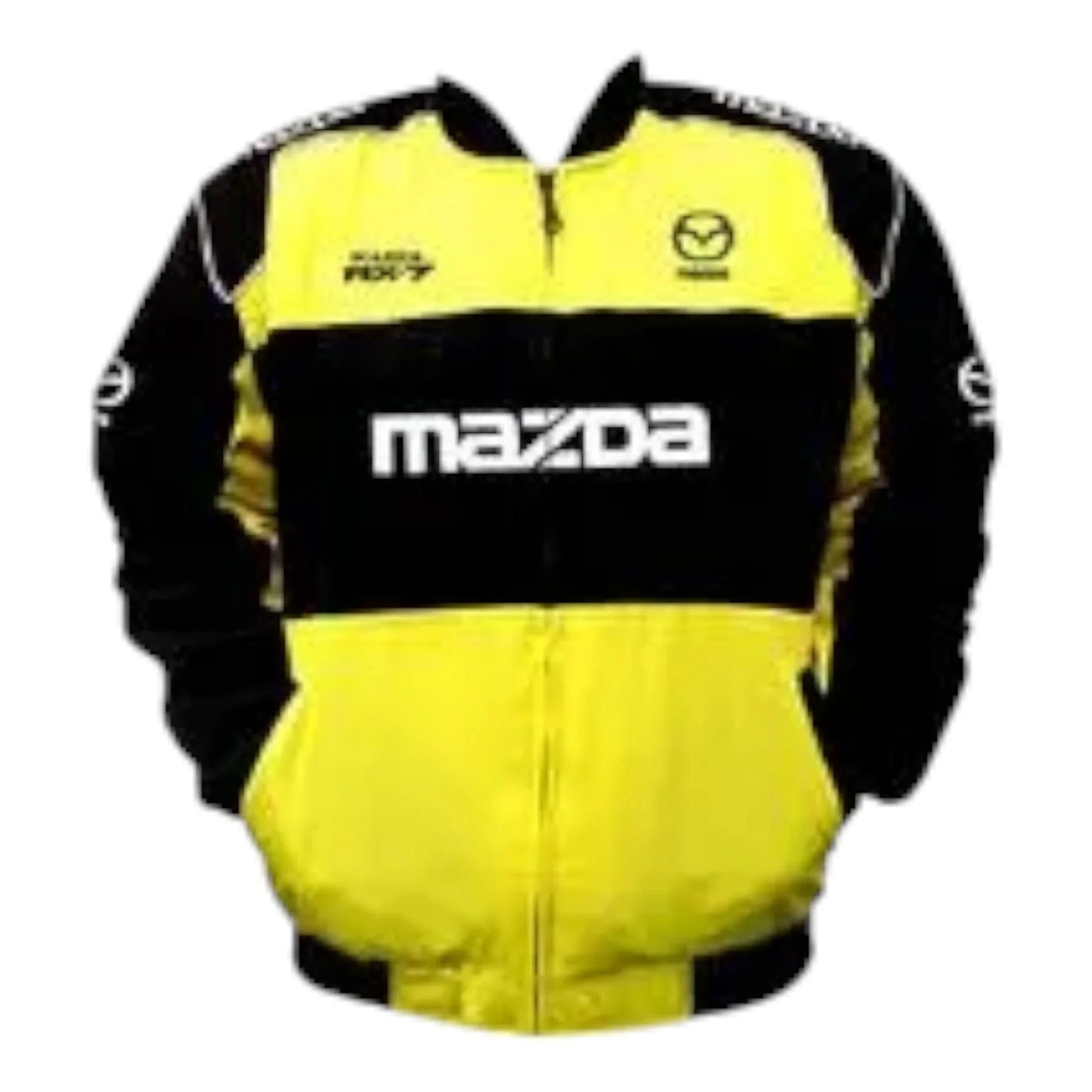 Mazda RX-7 Racing Jacket Yellow and Black - F1 Vintage Racewear