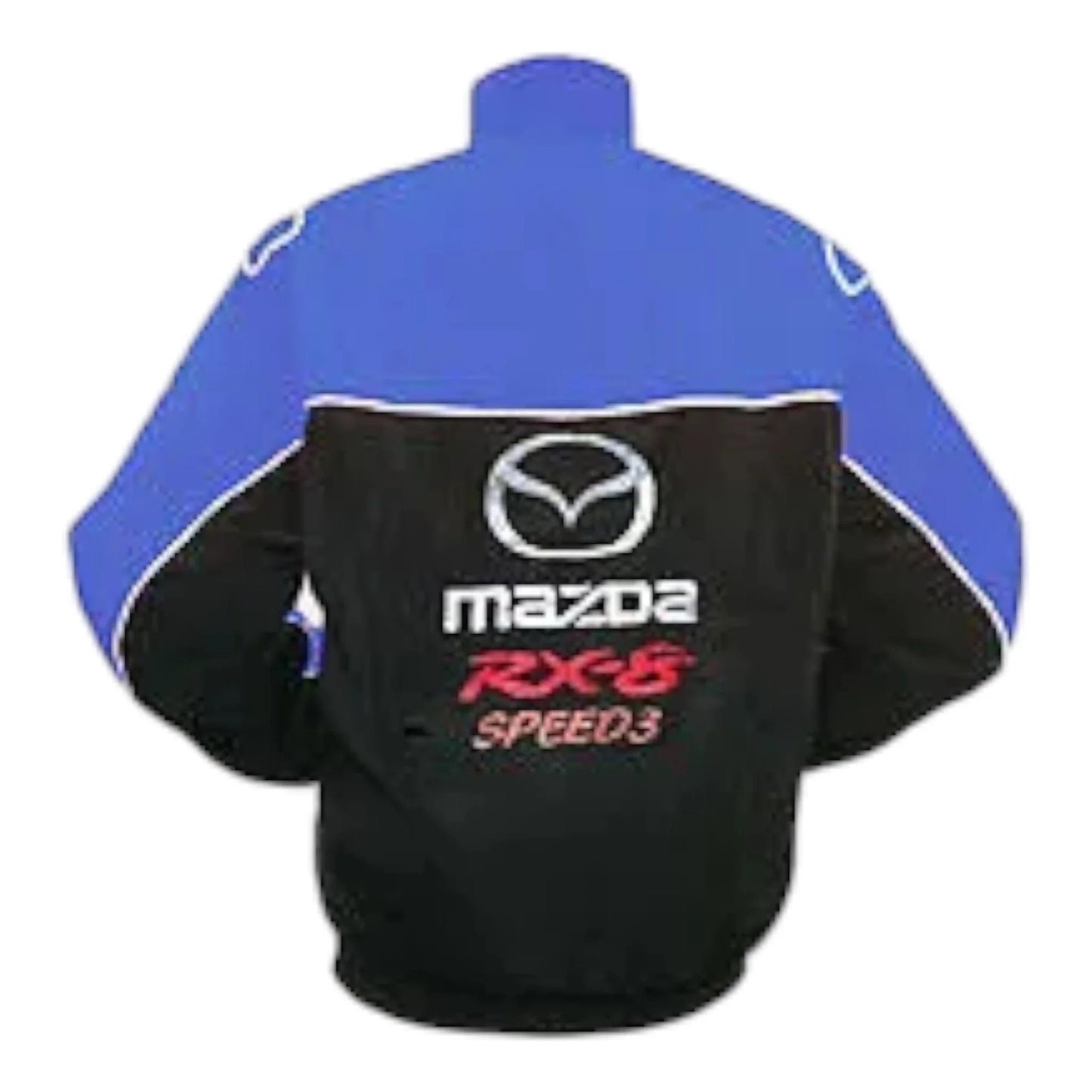 Mazda RX-8 Speed3 Racing Jacket Royal Blue and Black - F1 Vintage Racewear