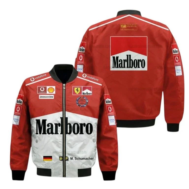Michael Schumacher 2005 Marlboro F1 Vintage Jacket - F1 Vintage Racewear