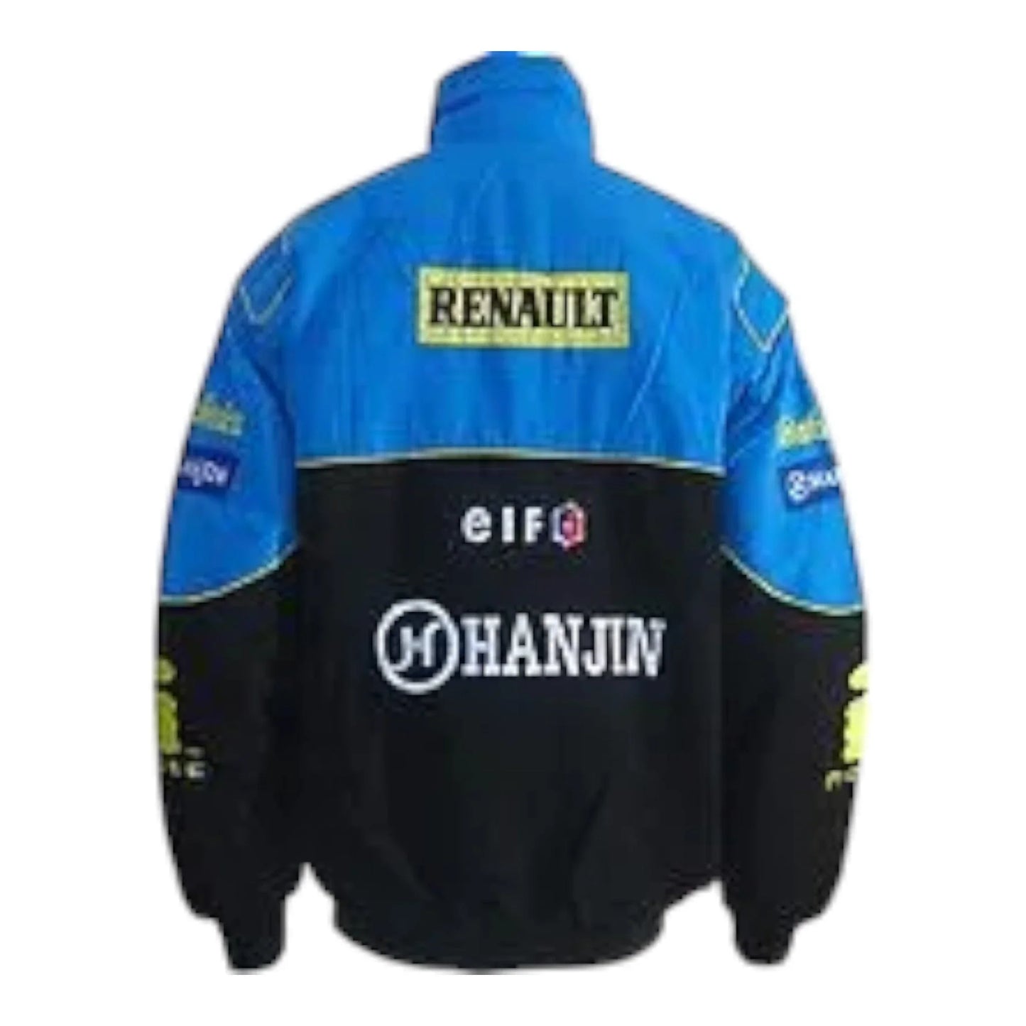 Renault F1 Racing Jacket Blue and Black - F1 Vintage Racewear