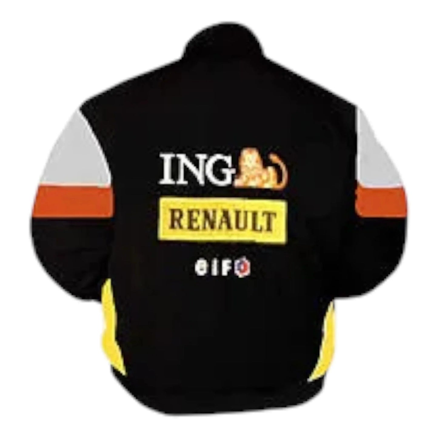 Renault F1 Racing Jacket Black, Orange and White